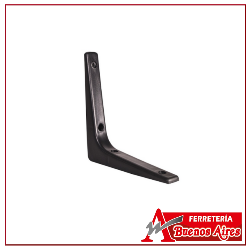 Pie De Amigo Plastico 10X10 Negro Induma